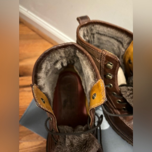 Trask boots for men leather and fur inside size 8M - Picture 3 of 16